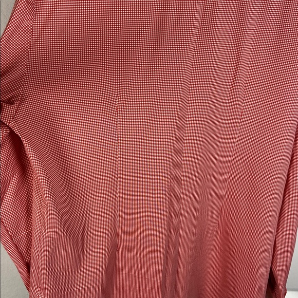 Mizzen+Main Red checkered Button Down Shirt  Sz.  L - Picture 7 of 9